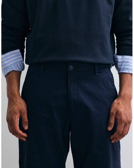 ASOS Blue Straight Chinos for men