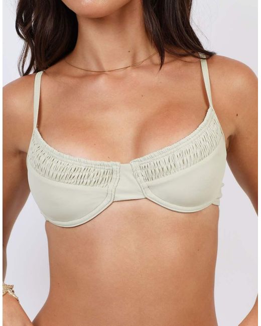 SIMMI Brown Underwire Bikini Top