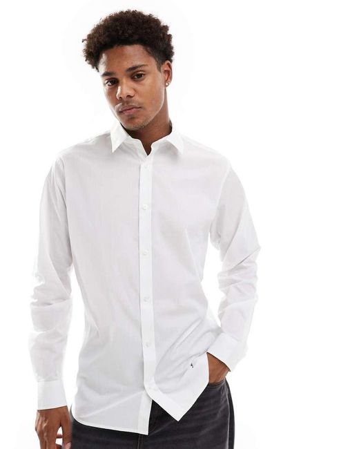 JJ Rebel White Smart Shirt for men