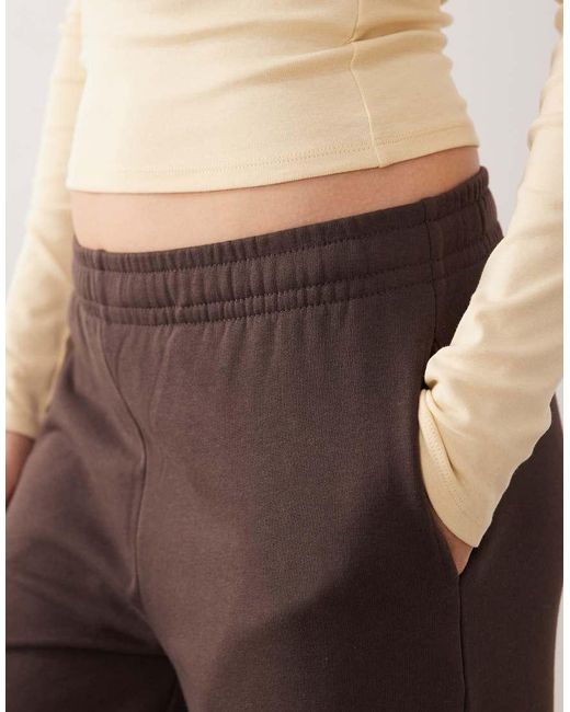 Gina Tricot Natural Co-ord Wide Leg Sweatpant Bottoms