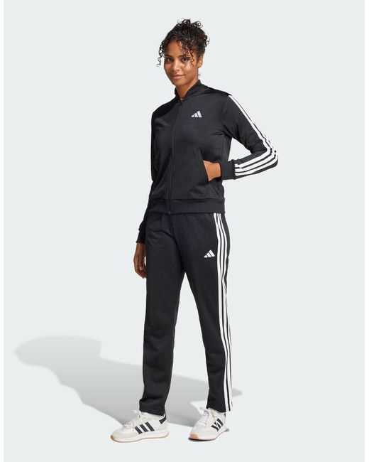 Adidas Originals Blue Essentials 3-Stripes Track Suit
