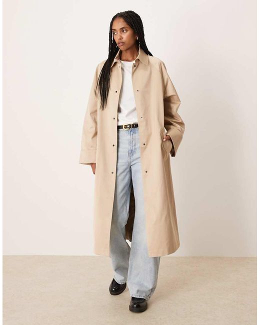 ASOS Natural Longline Trench