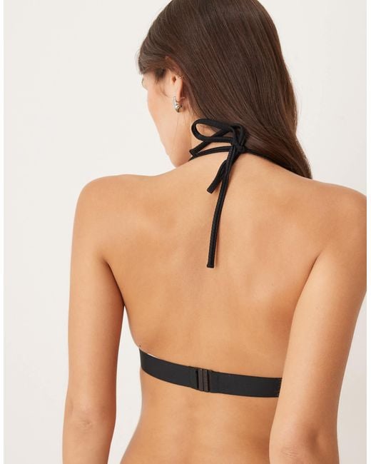 Calvin Klein Black Intense Power Triangle Bikini Top