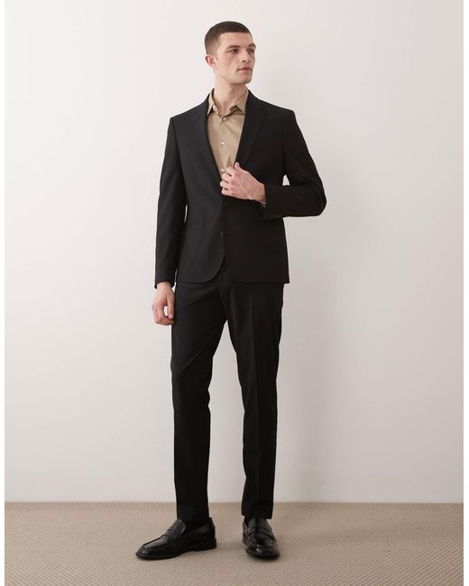Blazer ASOS pour homme en coloris Black