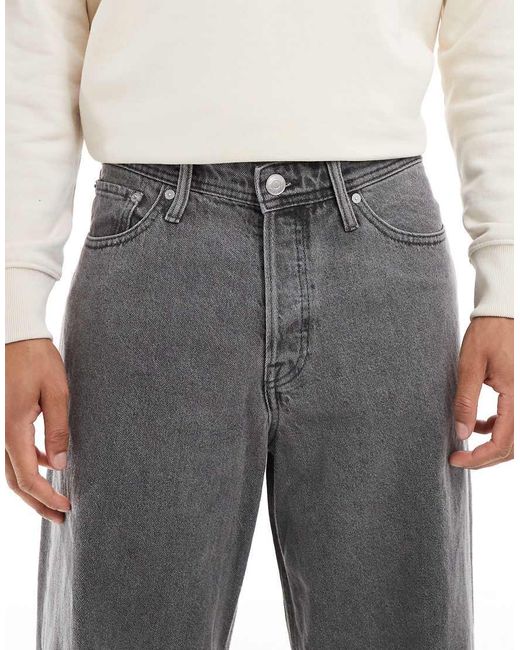 Vaqueros Grises Muy Holgados Dave De Jack & Jones de hombre de color White