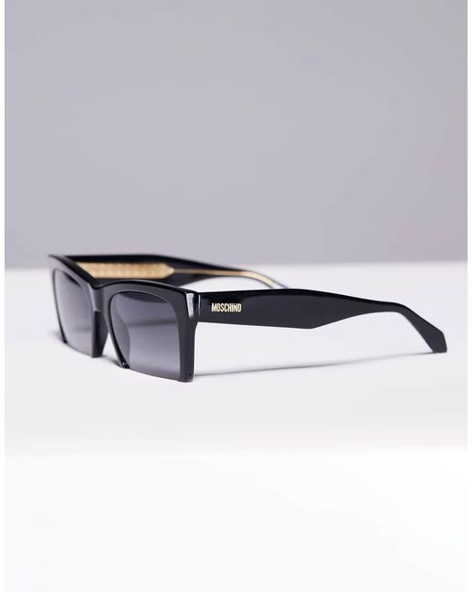 Moschino Black Moschino Square Sunglasses