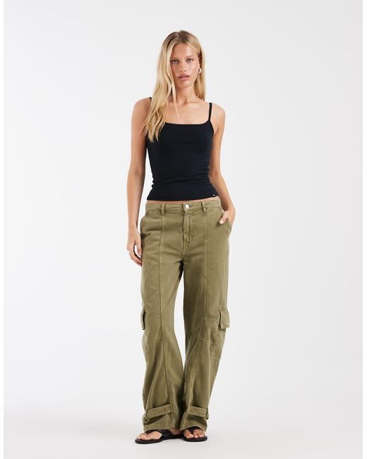 Hollister Green Reversible Square Neck Cami