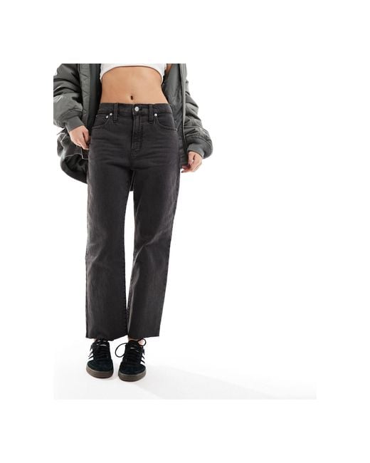 MADEWELL The Perfect High-Rise Petite Faux Leather Pants in Pumice