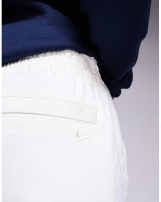 Nike Broek Met Wijde Pijpen in het Blue
