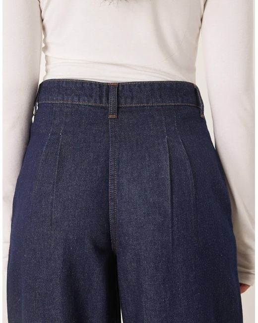 Jean ajusté à pinces - indigo Nobody's Child en coloris Blue