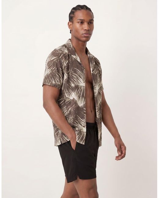 Calvin Klein Natural Drawstring Swim Shorts for men