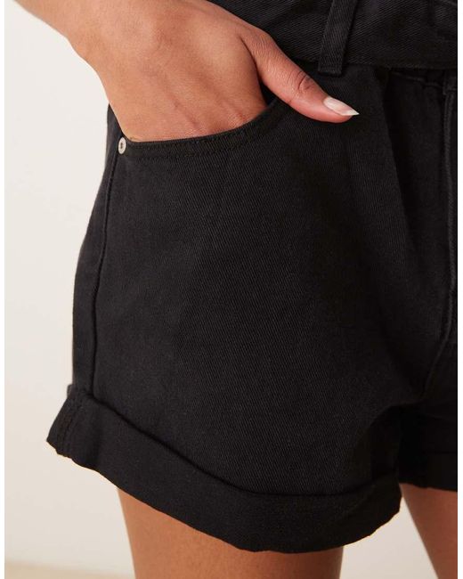Glamorous Black Knitted Shorts