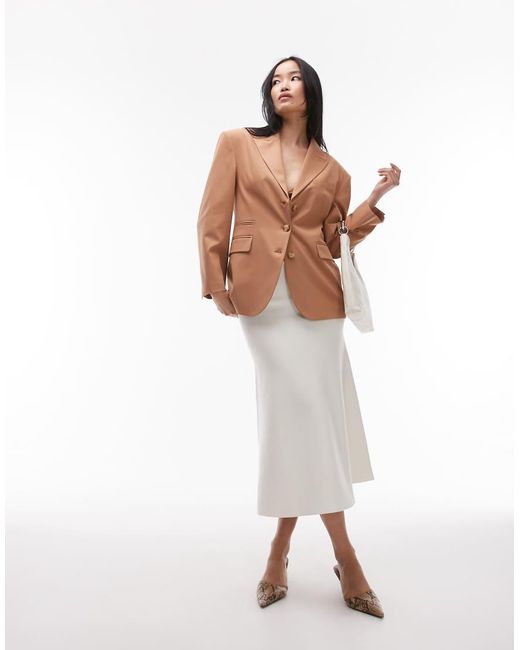 ASOS White Oversized Blazer Co Ord