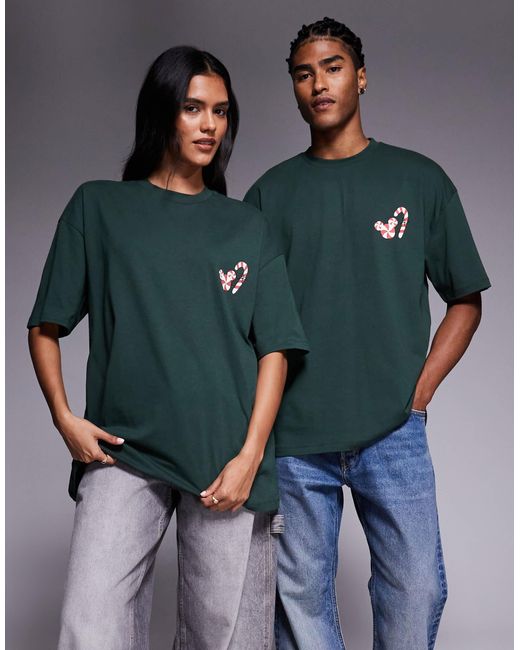 ASOS Gray – disney christmas – unisex-t-shirt