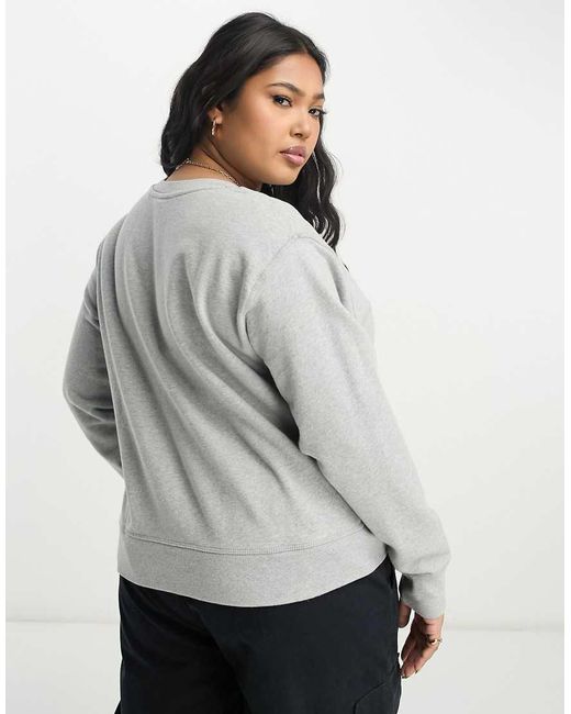 Sudadera Gris De Cuello Redondo De Plus Levi's de color Gray