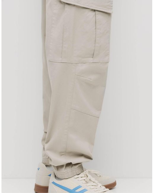 Pull&Bear – cargo-jogginghose in Blue für Herren