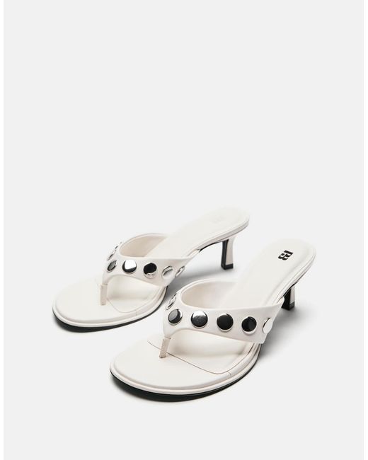Pull&Bear White – sandaletten