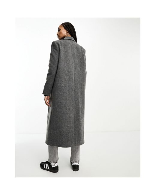 ASOS Asos Design Tall Twill Dad Coat in White Lyst