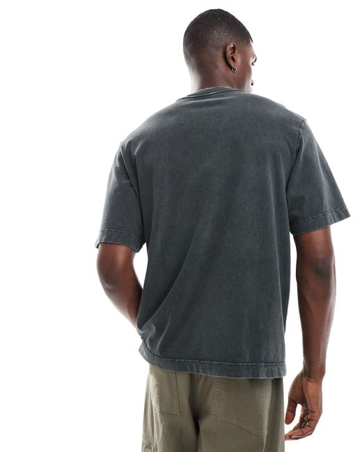 Abercrombie & Fitch – vintage blank – locker geschnittenes t-shirt in Gray für Herren