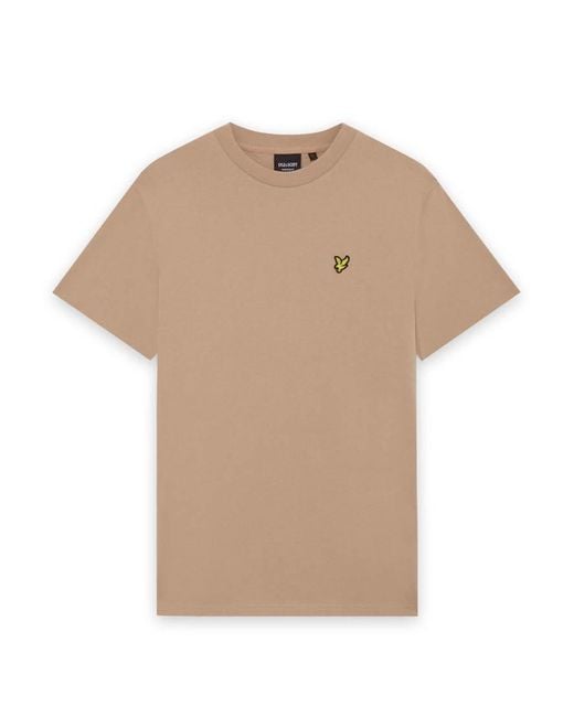 Lyle & Scott Natural Ss T-Shirts Oversized T-Shirt for men