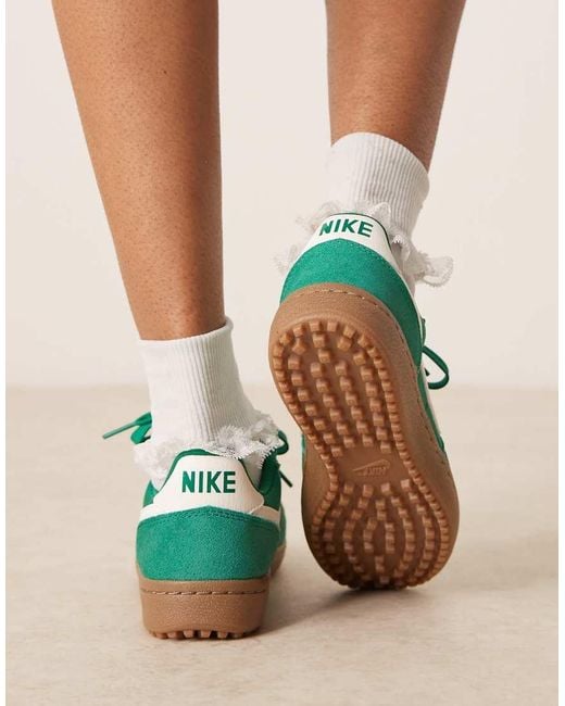Nike Green Field General Trainers