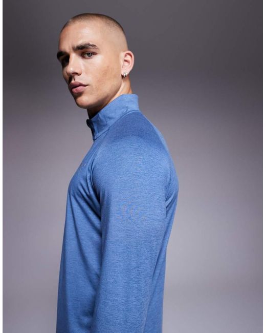 Top Azul Con Cremallera Corta Run Velocity Cloudspun De PUMA de hombre de color Blue