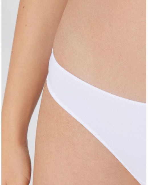Tezenis White Microfibre Brazilian Briefs