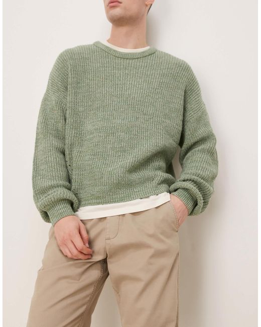 Abercrombie & Fitch – weite hose in Natural für Herren