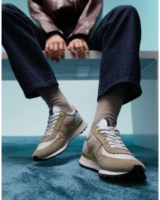 Bimba Y Lola Blue Colour Block Sneakers