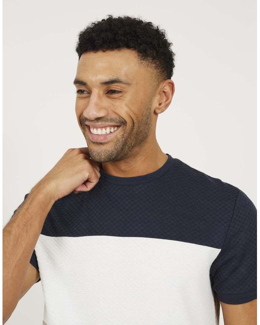 Brave Soul Blue Graphic T-Shirt for men