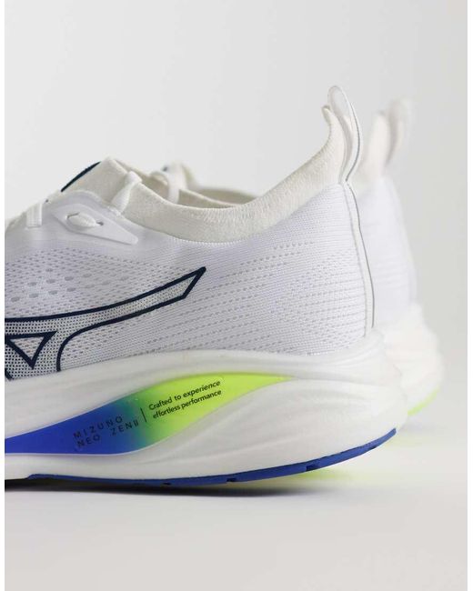 Mizuno White Neo Zen 2 Running Trainers for men