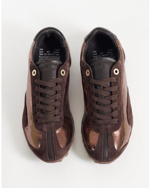 Bronx Brown Gravityy schnür-sneaker