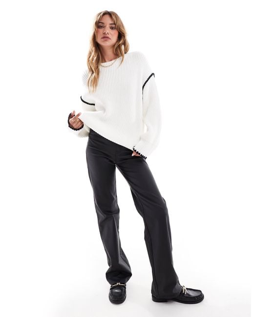 4th & Reckless White – strickpullover