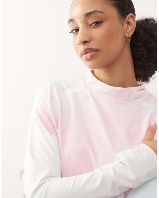 OOSC White Watercolour Baselayer Top