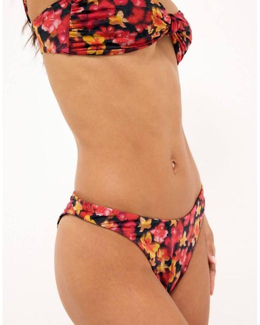 NA-KD Red Bikini Trousery