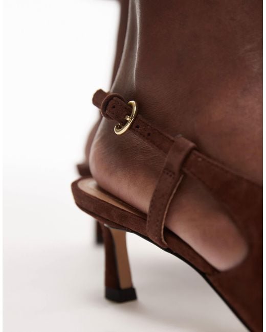 & Other Stories Brown Slingback Pointed Heels