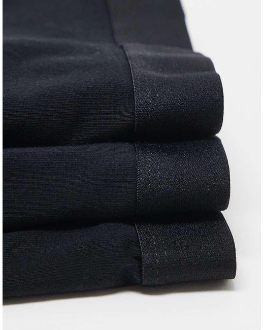 ASOS Black 3 Pack Trunks for men