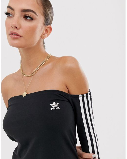 Simply Be Womens Metallic Stripe Bardot Dress