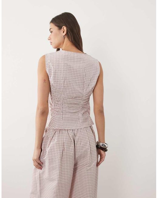Mango Pink Franchy Sleeveless Top