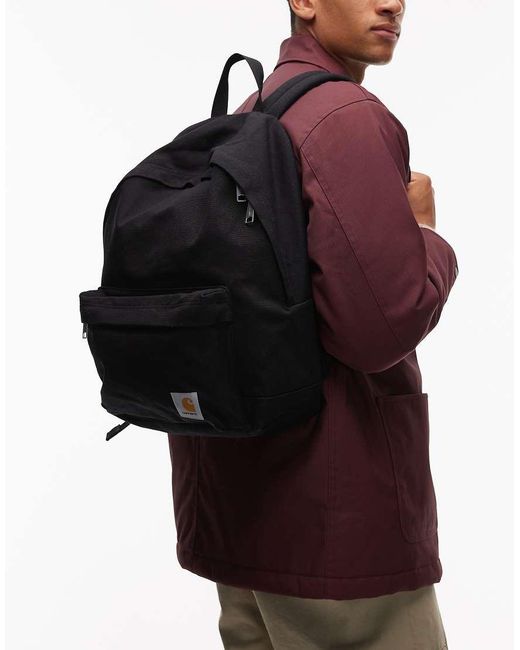 Mochila Negra De Lona De Carhartt de hombre de color Black