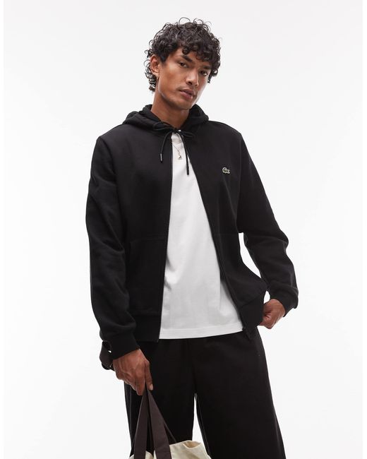 Lacoste – kapuzenjacke in Black für Herren