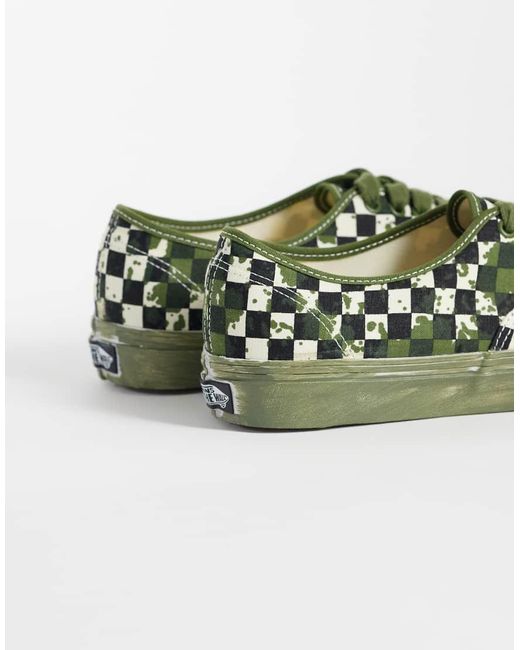 Vans Authentic Sneakers in het Green