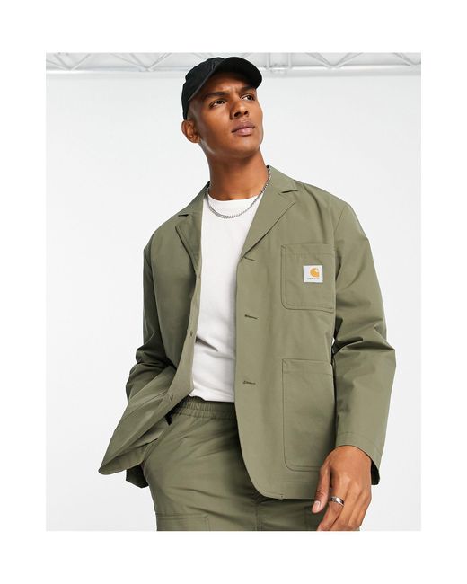 Carhartt Green Montana Casual Suit Blazer for men
