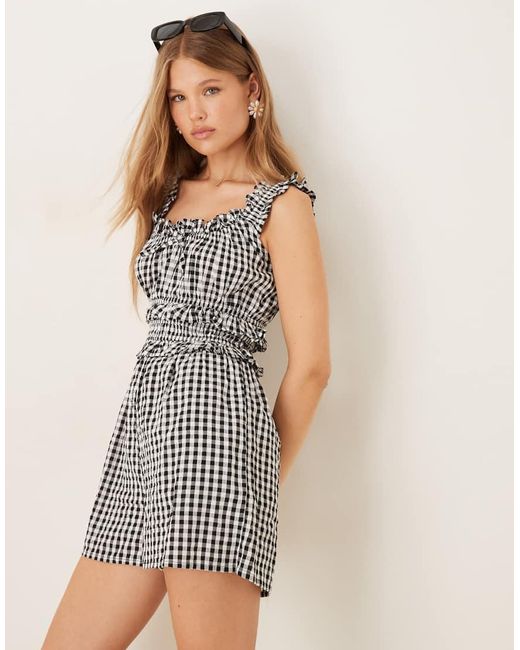 Nobody's Child White Aria Ruffle Playsuit