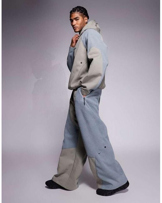 Nike Gray Tech Boreas Open Hem joggers for men