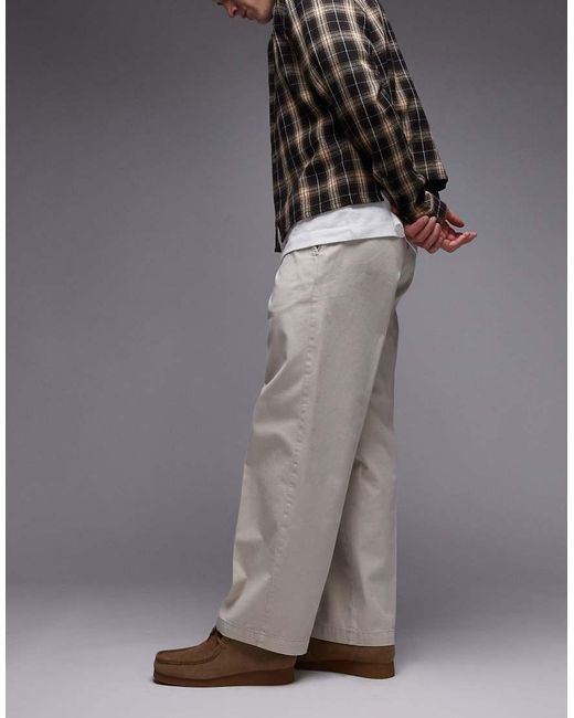 Dickies Gray 247 Loose baggy Fit Work Trousers for men