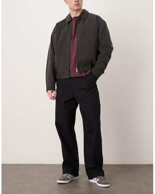 ASOS Black Loose Chinos for men
