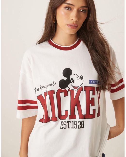 ASOS Red – disney – unisex – oversize-baseball-t-shirt