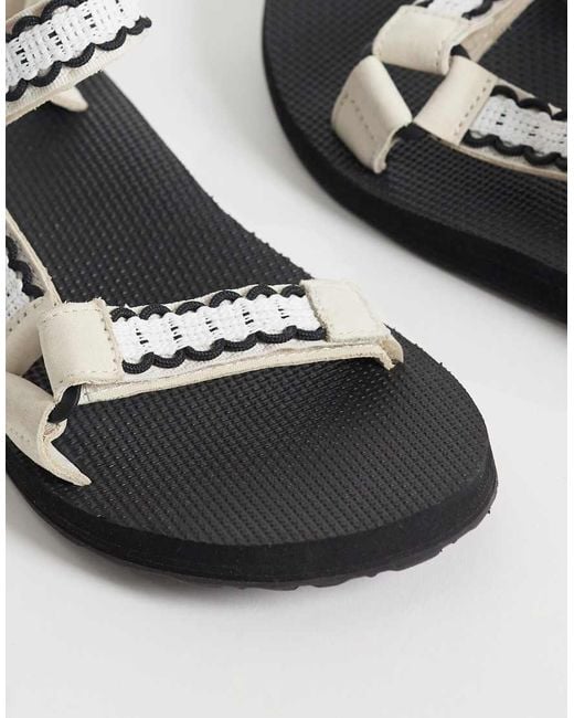 Teva Black Original Universal Cordcraft Sandals