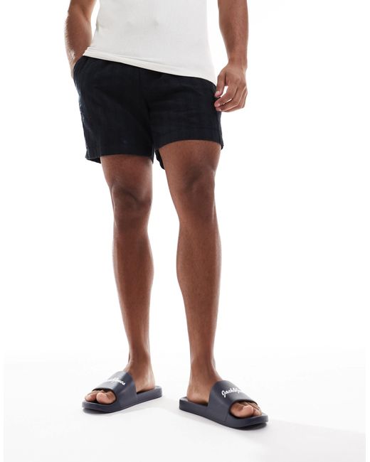 Jack & Jones Brown Logo Slides for men
